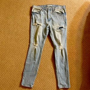 Pacsun 34X32 Skinny Ripped Jeans
